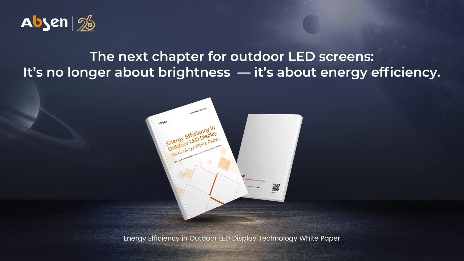 Absen Energy Efficiency in Outdoor LED Display Technology white paper