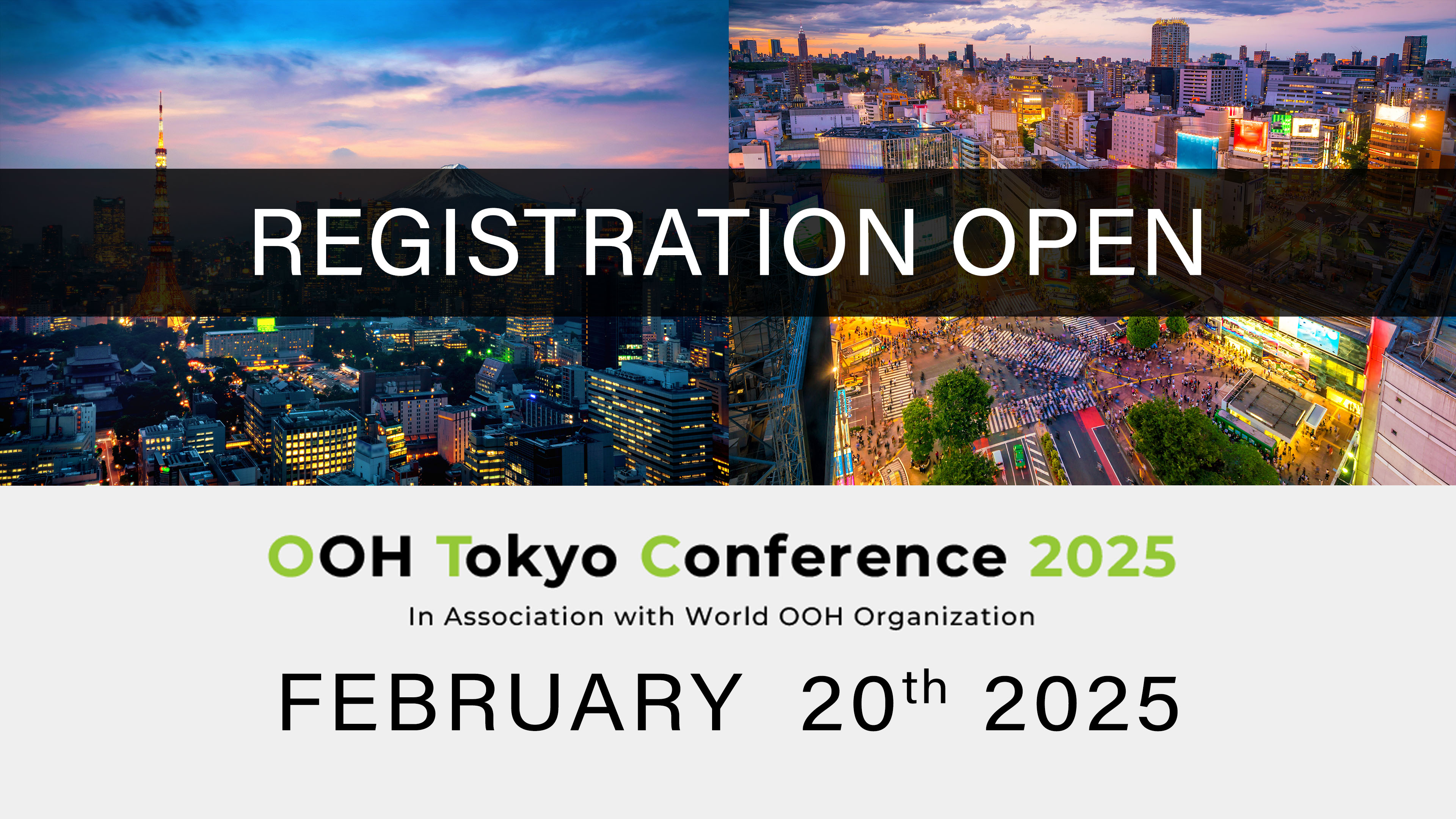 Announcing the OOH TOKYO CONFERRENCE 2025 in association with WOO - REGISTRATION NOW OPEN